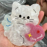 Cartoon Acetic Acid Cat Hair Clips for Women