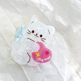 Cartoon Acetic Acid Cat Hair Clips for Women