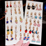 Bear Paw Ear Clips for Kids, Resin No Piercing Earrings