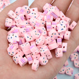 Pink Squirrel Clay Beads for Jewelry Making DIY Bracelet Necklace