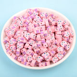 Pink Squirrel Clay Beads for Jewelry Making DIY Bracelet Necklace