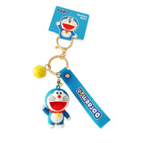 Doraemon Keychain Creative Anime Cat Girls Boys Gift Bag Pendant Key Ring