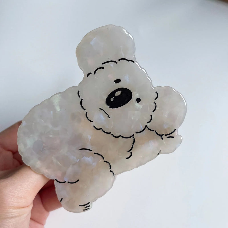 Koala Shape Hair Claws Acetic Acid Hairpin Clip