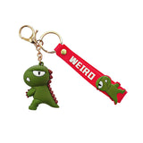 Barking Teeth Dinosaur Keychain PVC Key Chain Bag Charm Pendant