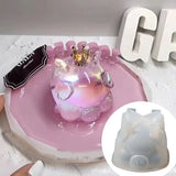 Pig Ornaments Epoxy Resin Mold Home Decor Silicone Mould DIY Crafts