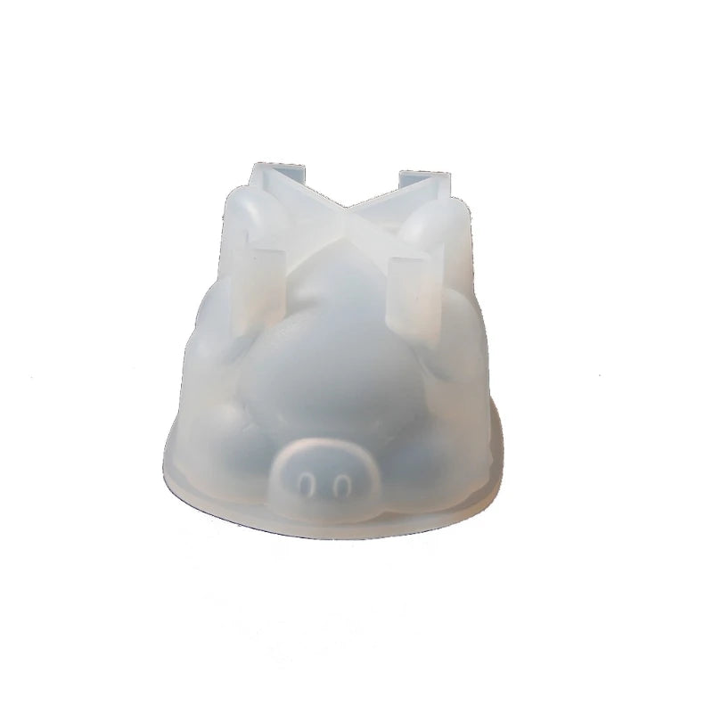 Cartoon Pig Ornaments Epoxy Resin Mold Home Decor DIY Crafts