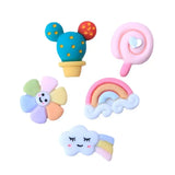 Cactus Lollipop Flowers Charms Jewelry Making Resin Pendant DIY Earring Necklace