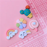Cactus Lollipop Flowers Charms Jewelry Making Resin Pendant DIY Earring Necklace