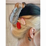 Cat Acetate Big Hair Clip Animal Shark Hairpin Hair Accessories