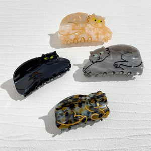 Cat Acetate Big Hair Clip Animal Shark Hairpin Hair Accessories
