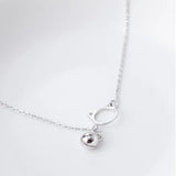 Cat Bell Women 925 Silver Anklets Leg Bracelets Jewellery