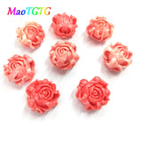 Cat Coral Beads 18mm for Necklace Bracelet, Lovely Cat Shape DIY Bead