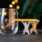 Cat Jewelry Display Stand Earring Necklace Holder Sundries Storage