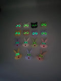20pcs Cat Rabbit Head Resin Cabochons Large Bunny Head DIY