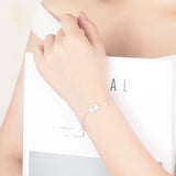 925 Sterling Silver Cat Bracelet For Women Silver Jewelry