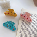 Korea Style Cherry Hair Claw Large Set Hair Clip Accessories