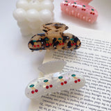 Korea Style Cherry Hair Claw Large Set Hair Clip Accessories
