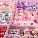 Children Hair Clips 18Pcs/Set Girls Bow Headdress Hair Accessories