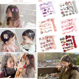 Children Hair Clips 18Pcs/Set Girls Bow Headdress Hair Accessories