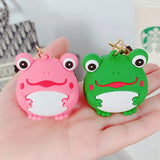 Chubby Fat Frog Keychain Creative Doll Car Key Chain Women Car Bag Pendant
