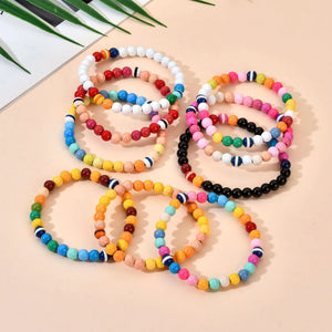 Colorful Beaded DIY European Bracelet Female Bracelet Beaded Bracelet