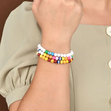 Colorful Beaded DIY European Bracelet Female Bracelet Beaded Bracelet