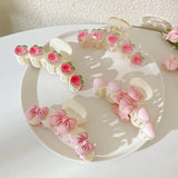 Colorful Bear Love Acrylic Hairpin Frosted Hair Clip Headwear