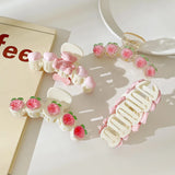 Colorful Bear Love Acrylic Hairpin Frosted Hair Clip Headwear