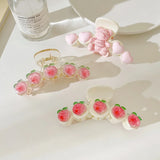 Colorful Bear Love Acrylic Hairpin Frosted Hair Clip Headwear