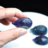 Fluorite Stone Hedgehog Reiki Crystal Craft Healing Home Decoration