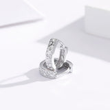 925 Silver Huggie Hoop Earrings For Women