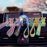 Crystal Bear Keychain Charm Pendant for Women Bag Car KeyRing