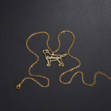 Adorable Dog Cat Shape Name Necklace Birthday Gift