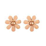 Daisy Stainless Steel Stud Earring for Women and Girls