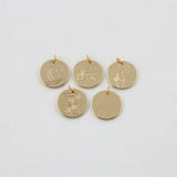 Disc Pendants Bracelet Necklace Charms DIY Jewelry Making