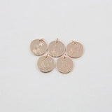 Disc Pendants Bracelet Necklace Charms DIY Jewelry Making