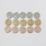 Disc Pendants Bracelet Necklace Charms DIY Jewelry Making