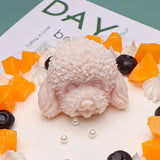 Dog Head Silicone 3D Soap Mould DIY Candle Epoxy Mold