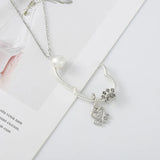 Dog Paw Beads Pendant Charm Necklaces Choker Stainless Steel Love Heart