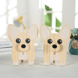 Wooden Glasses Rack for Home Study Desktop Storage