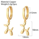 Donut Ice Cream Fish Tail Earrings Enamel Dangle Ear Rings