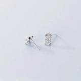 Dragon Stud Earring Pure Silver Jewelry Dinosaur Earrings Romantic Gift