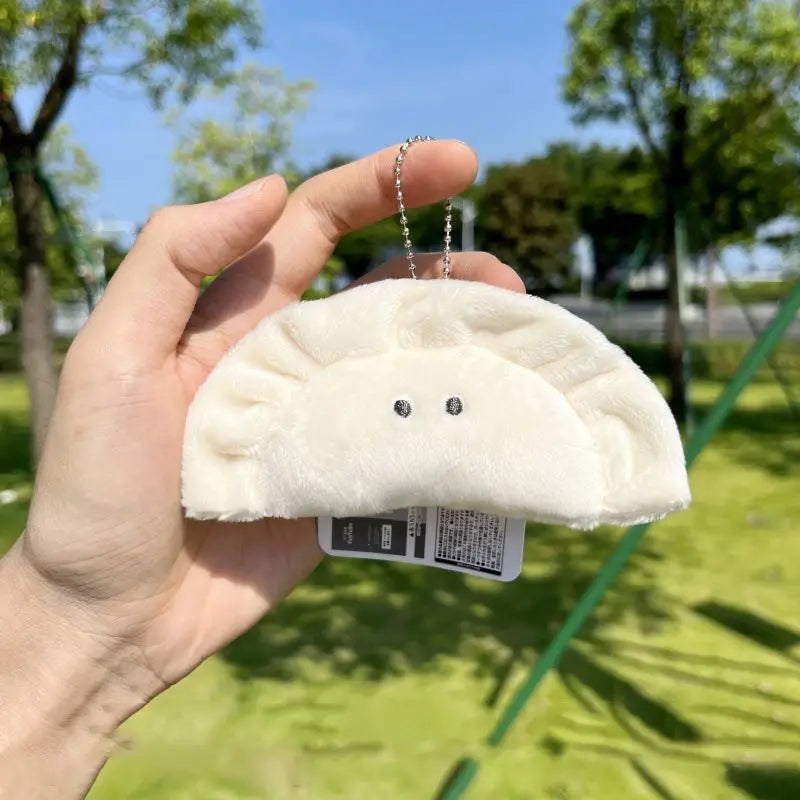 Dumpling Plush Keychain Bag Pendant Cute Izakaya Food Doll Keyring