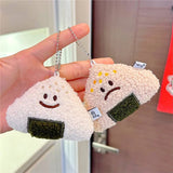 Dumpling Plush Keychain Bag Pendant Cute Izakaya Food Doll Keyring