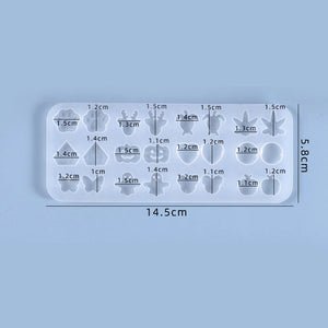 Silicone Mold for Ear Studs DIY Jewelry Making
