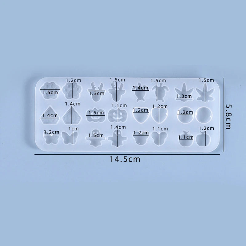 Silicone Mold for Ear Studs DIY Jewelry Making