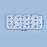 Silicone Mold for Ear Studs DIY Jewelry Making
