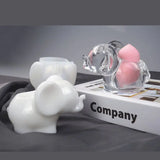 Elephant Holder Silicone Resin Mold Makeup Egg Stand Epoxy Resin Casting Mould
