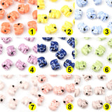 Elephant Shape Ceramic Beads Loose Charms Porcelain Beads for Jewelry Making