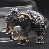 Enamel Elephant Animal Brooch Pins Women Corsage Suit Scarf Dress Decoration